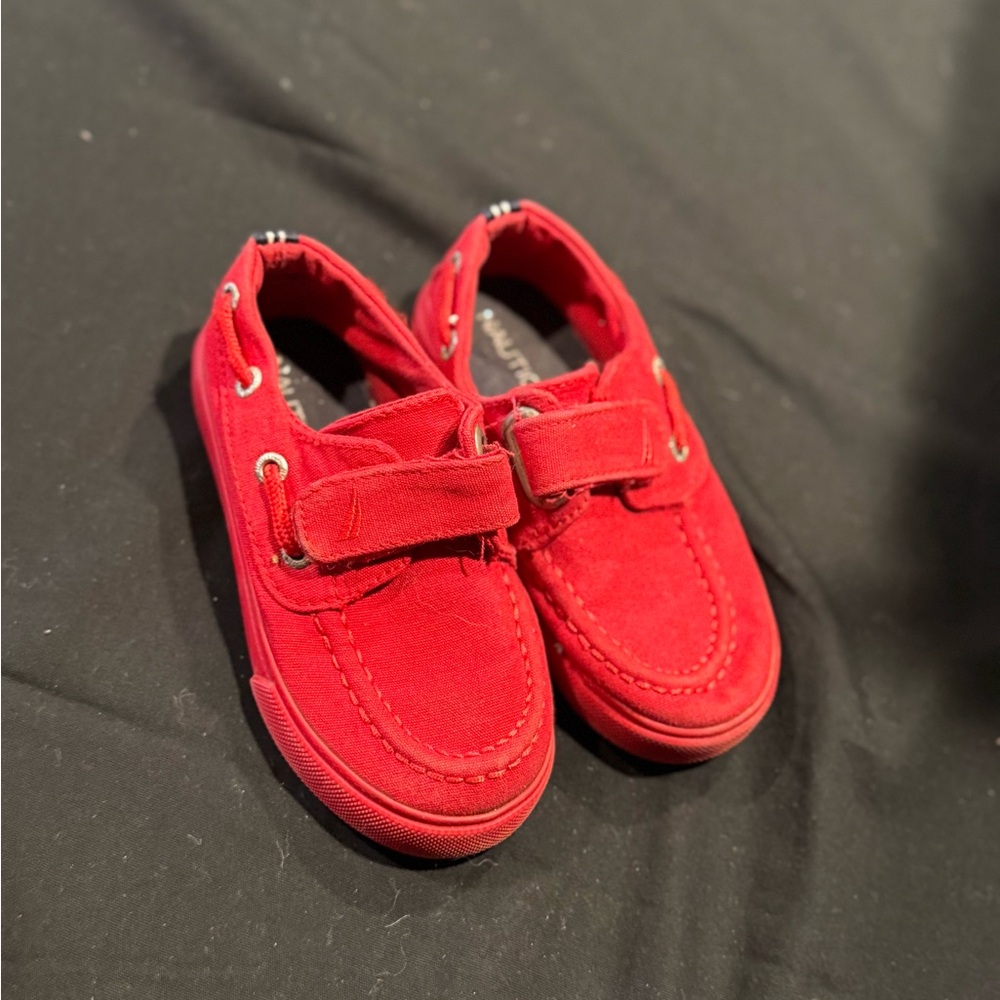 4/$15 Nautica Red Kids Shoes